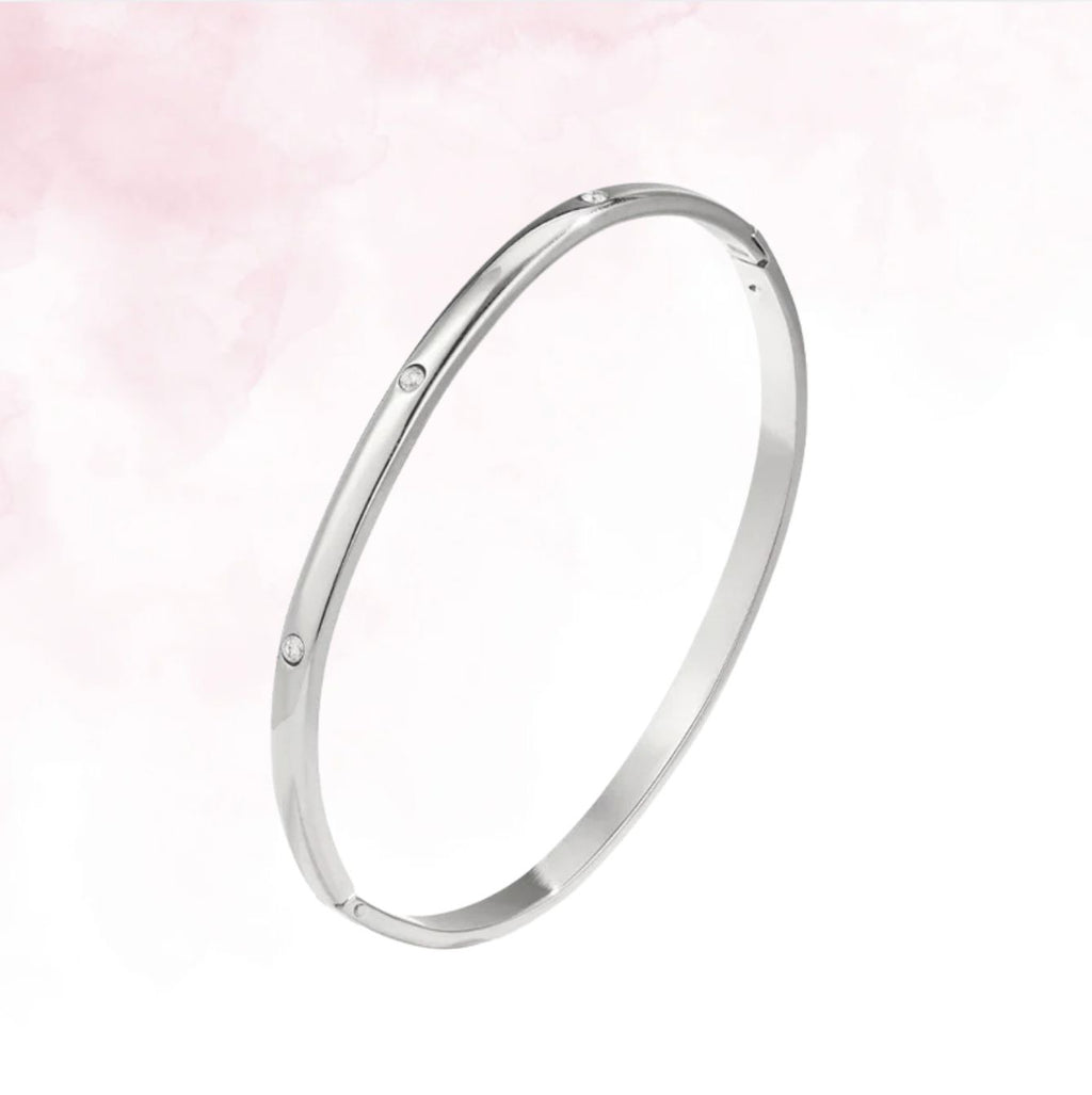 Pure Sparkle Bangle - Zilver
