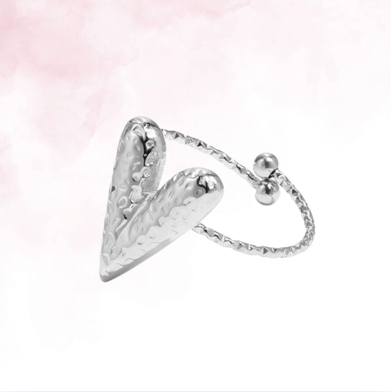 Raw Love Ring - Zilver