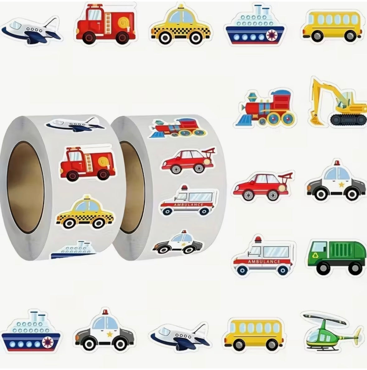 Stickers | Per 20 stuks | Voertuigen | 3CM