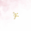 Chrystal Wave Earcuff - Goud