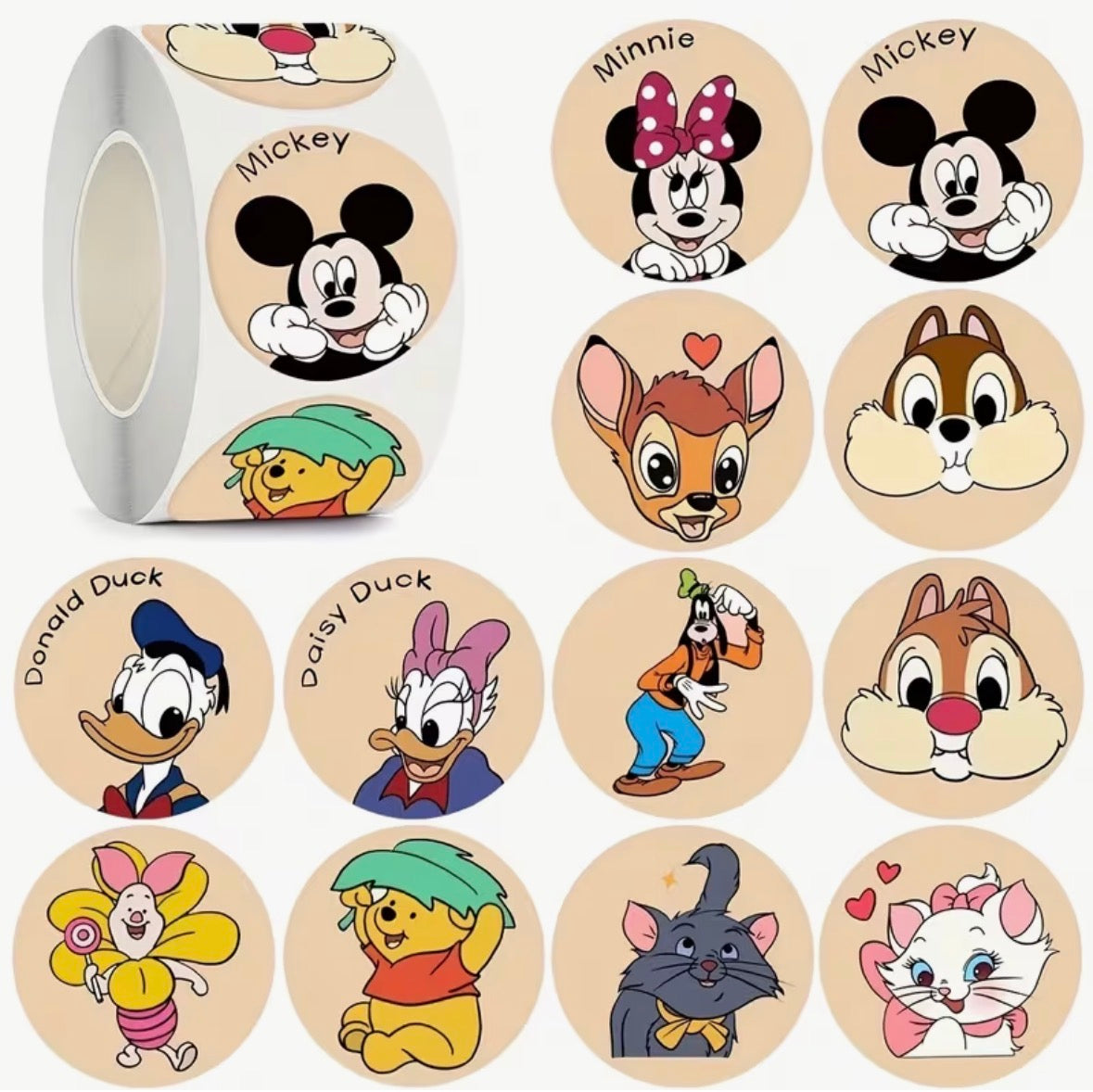 Stickers | Per 20 stuks | Disney | 2,5CM