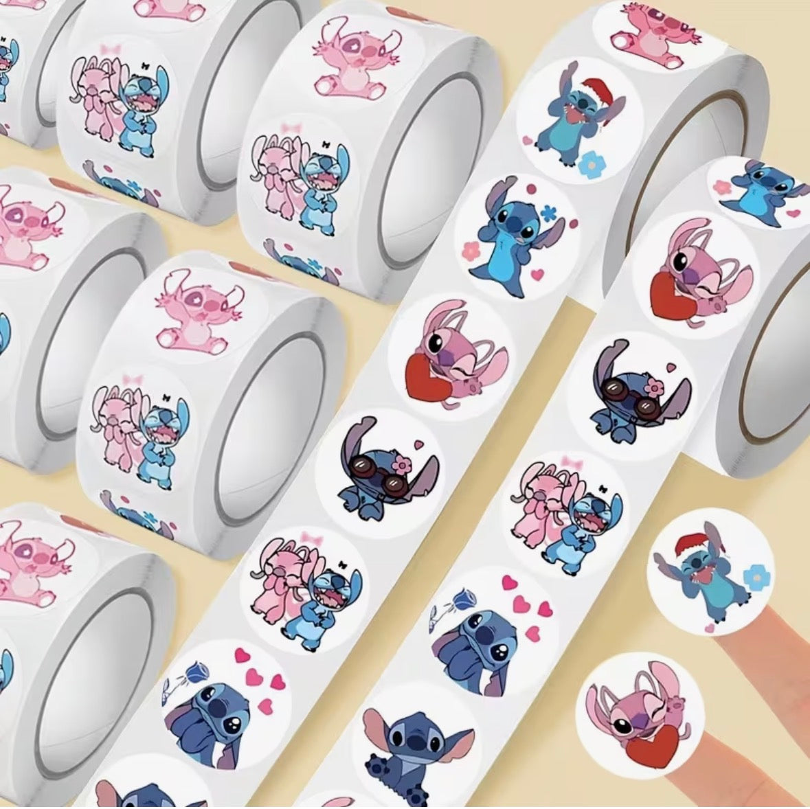Stickers | Per 20 stuks | Stitch | 2,5CM