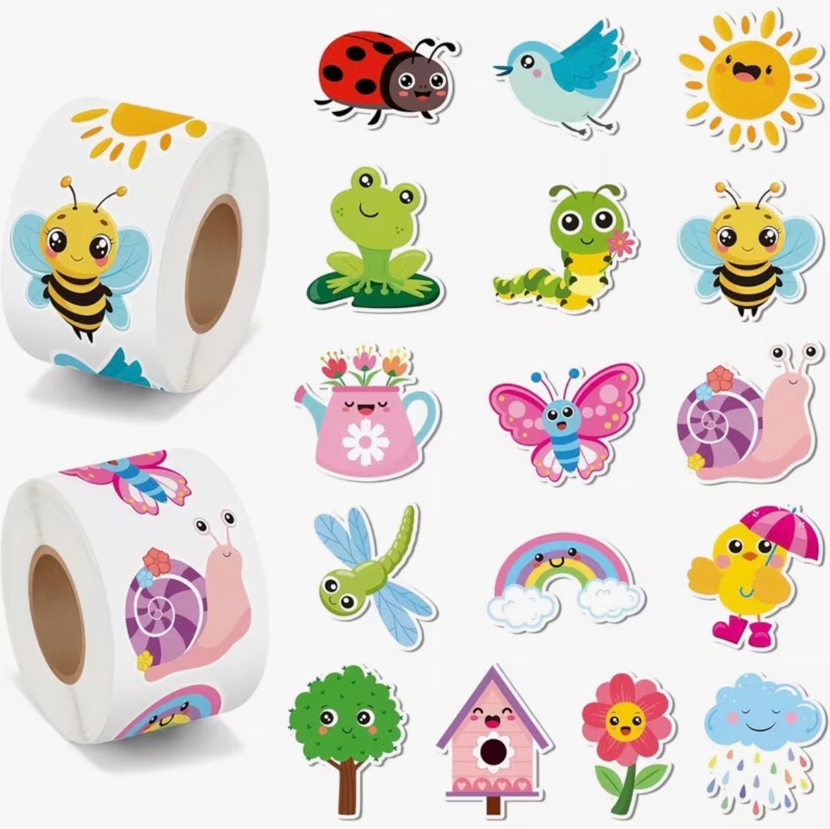 Stickers | Per 20 stuks | Lente | 2,5CM
