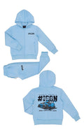Icon set Auto - Blauw
