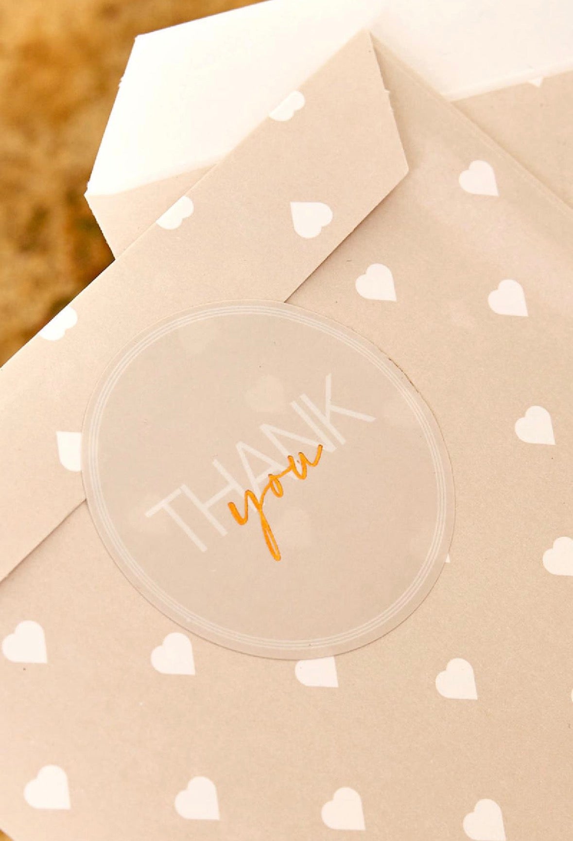 Stickers | Per 12 stuks | Thank You | 4CM