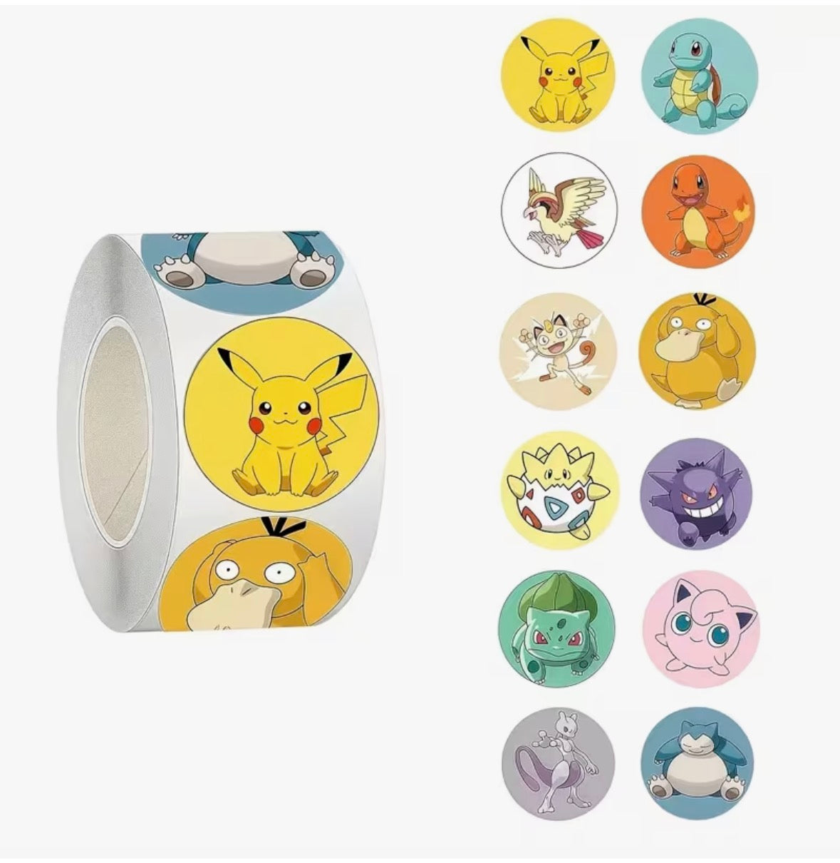 Stickers | Per 20 stuks | Pokemon | 2,5CM