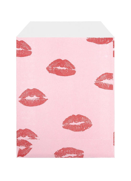 Cadeauzakjes | Per stuk |  Kusjes Roze | 10 x 13 CM