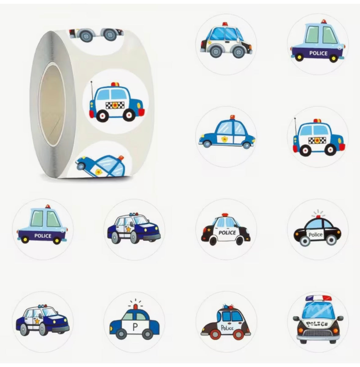 Stickers | Per 20 stuks | Politie | 2,5CM
