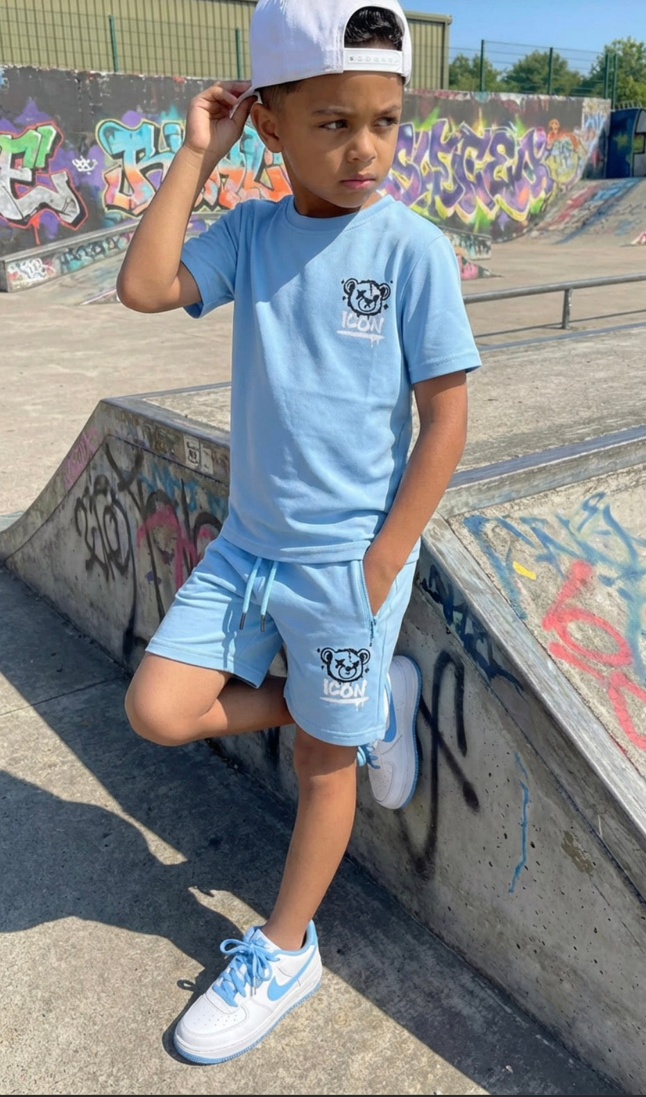 Icon setje beer - Blauw