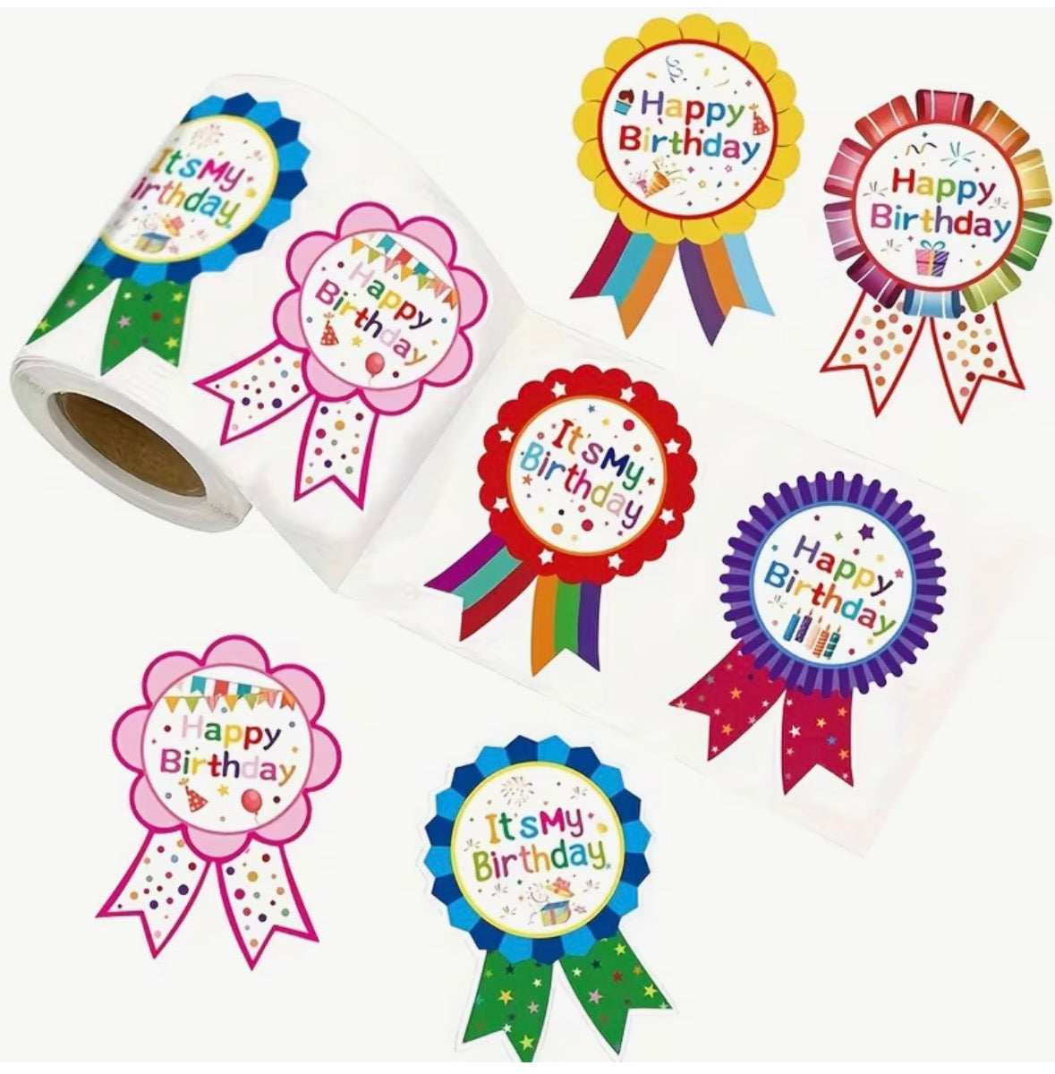 Stickers | Per 20 stuks | Verjaardag | 4,5 x 6CM