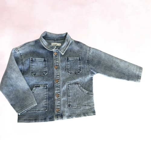 Lil atelier Spijkerblouse - Maat 110