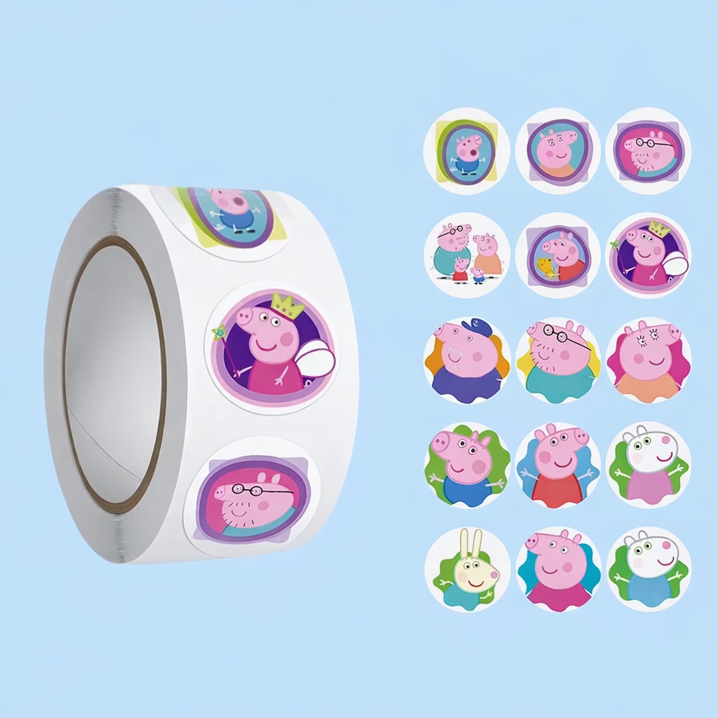 Stickers | Per 20 stuks | Peppa Pig | 2,5CM