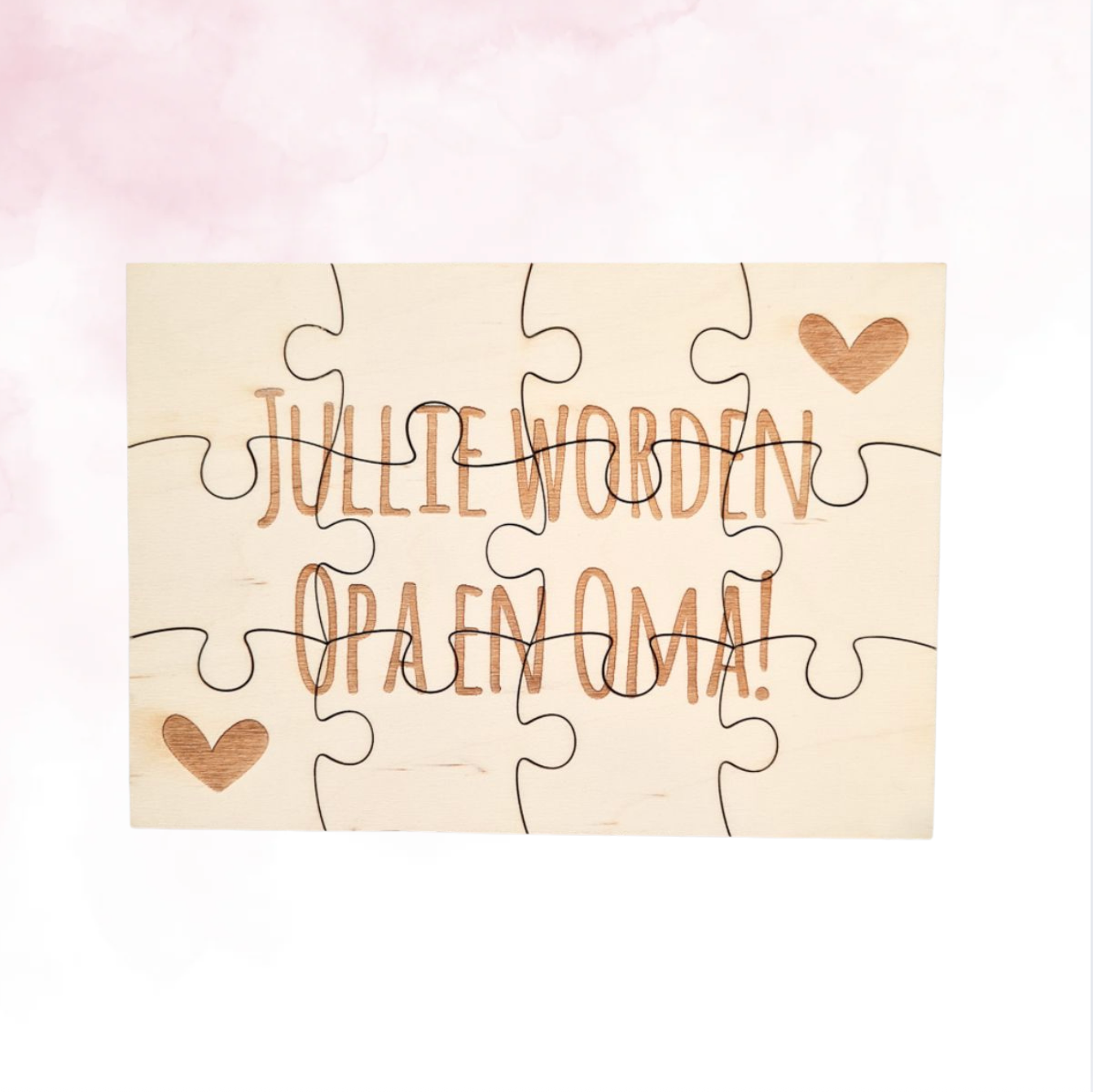 Houten puzzel Opa&Oma