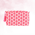 Toilettas Roze/Rood Retro