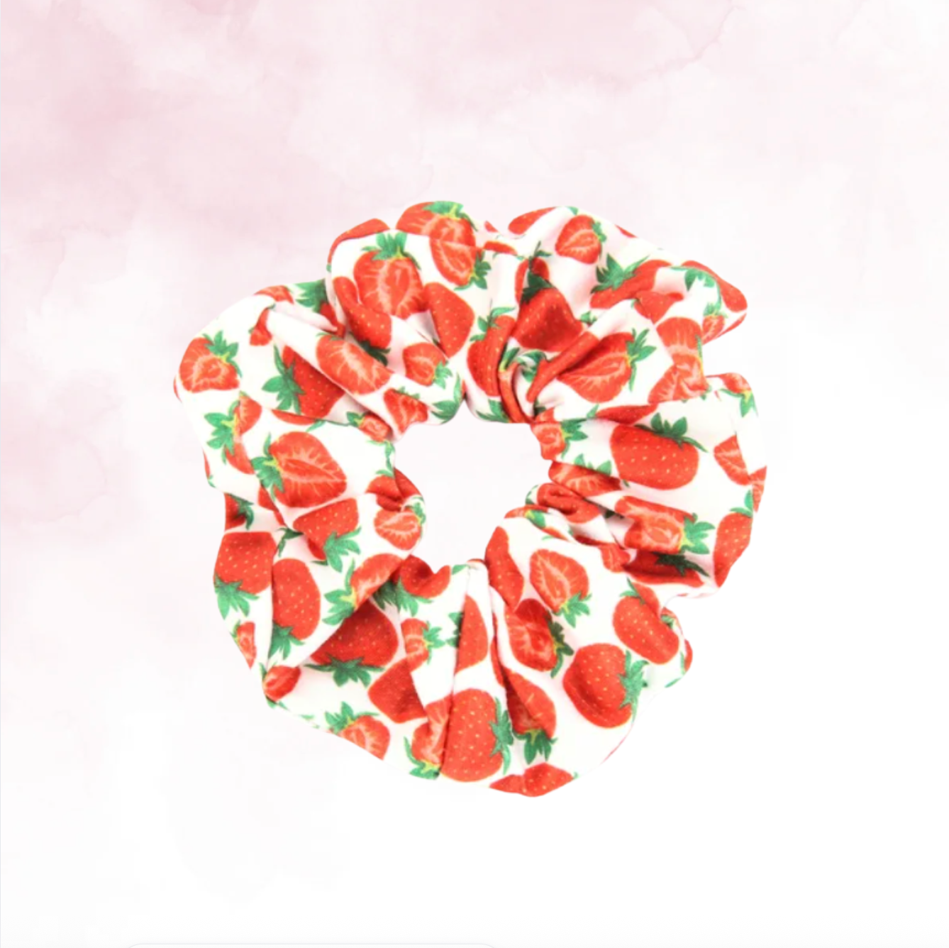 Scrunchie Aardbei