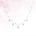Starlight Charm Ketting Zilver