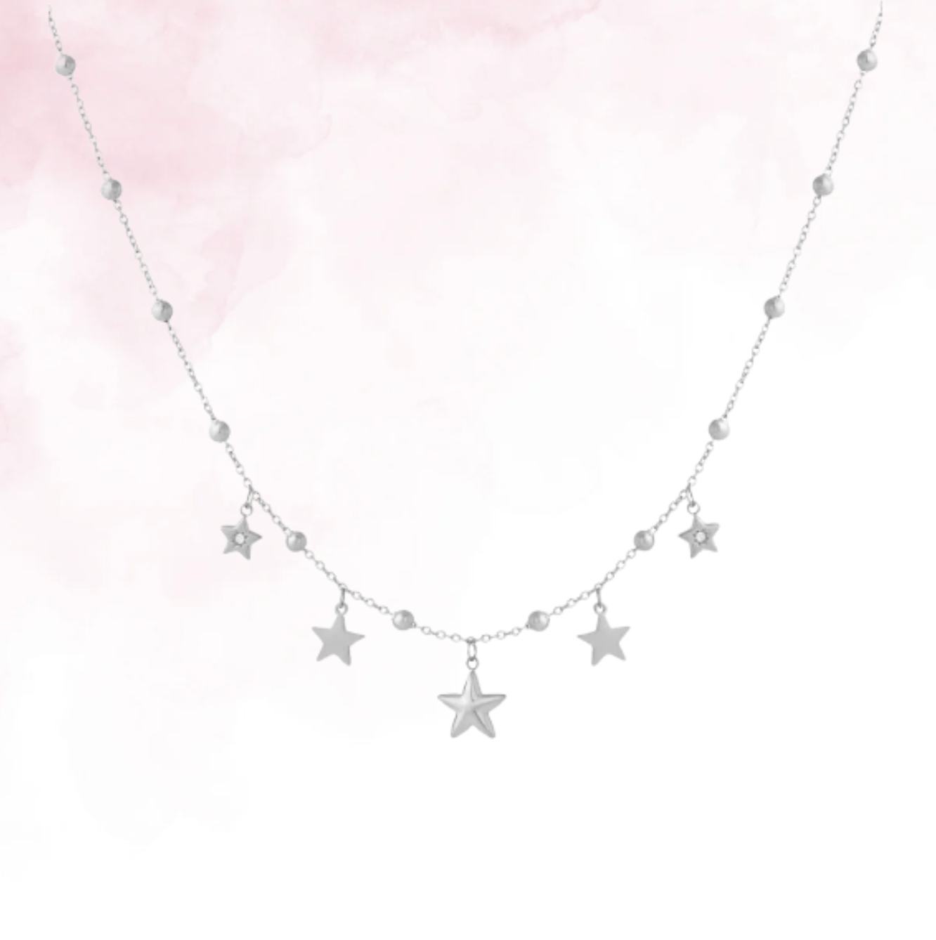 Starlight Charm Ketting Zilver