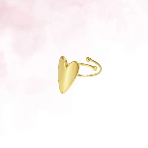 Soft Glow Heart Ring