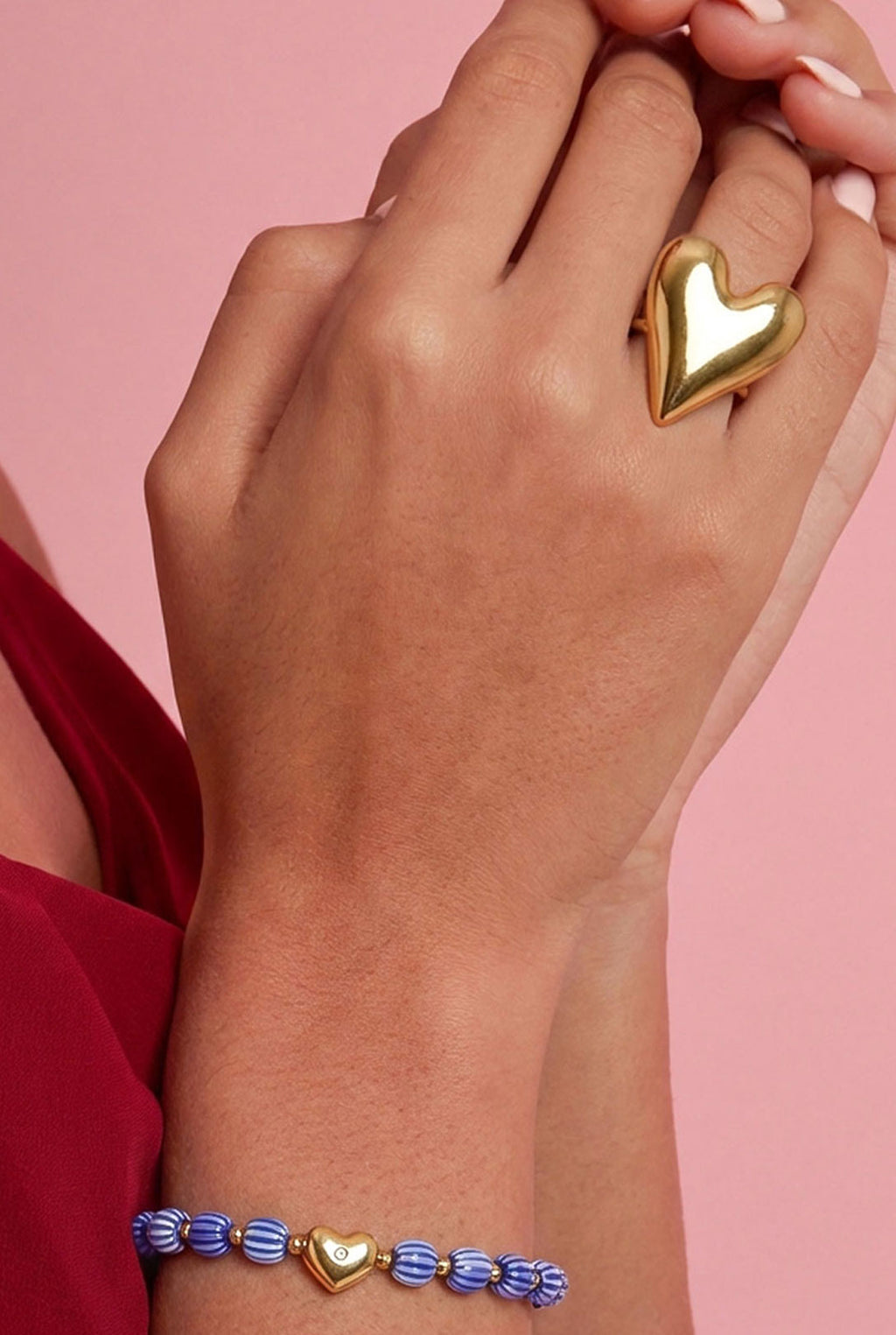 Bold Love Ring - Zilver