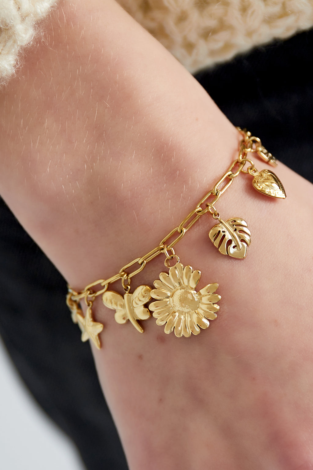 Flora Amour Bracelet - Goud