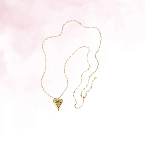 Amour Long Necklace - Goud
