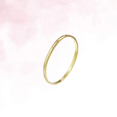 Pure Sparkle Bangle - Goud