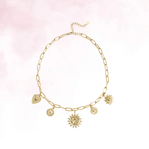Sun & Soul Chain - Goud