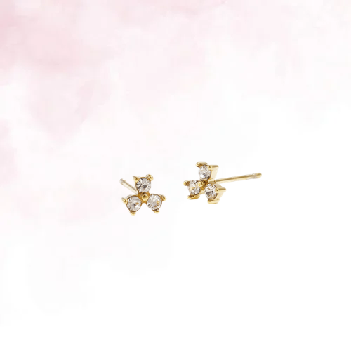 Trio Spark Studs - Goud